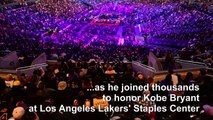 Thousands attend LA memorial for Kobe Bryant and daughter