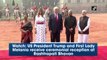 US President Trump and First Lady Melania receive ceremonial reception at Rashtrapati Bhavan