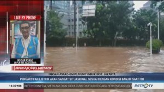 830 Gardu Listrik di Jakarta Dipadamkan Akibat Banjir