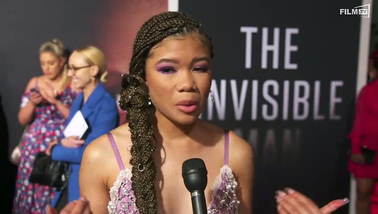 Der Unsichtbare Storm Reid - 'Sydney' Interview The Invisible Man Englisch English (2020)