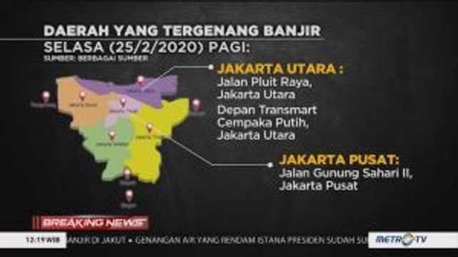 Ini Daerah-daerah yang Tergenang Banjir