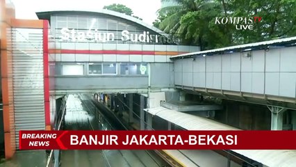 Akibat Banjir, Jalur KRL dan Bus Transjakarta Alami Beberapa Perubahan