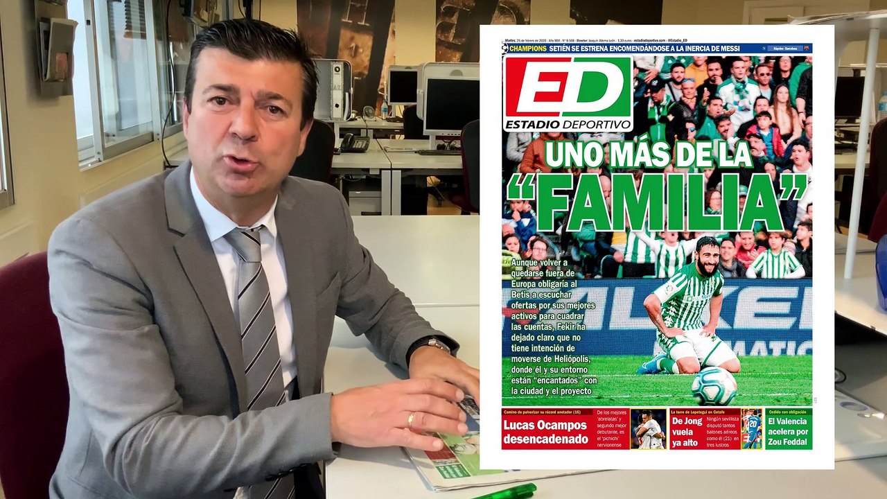La portada de ESTADIO Deportivo 25-02-2020