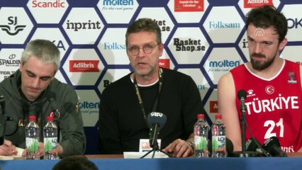 İsveç-Türkiye basketbol maçının ardından - STOCKHOLM