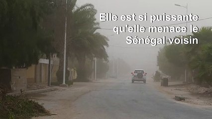 Une tempête de sable et de poussière recouvre la Mauritanie