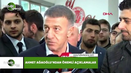 Ahmet Ağaoğlu'ndan önemli açıklamalar