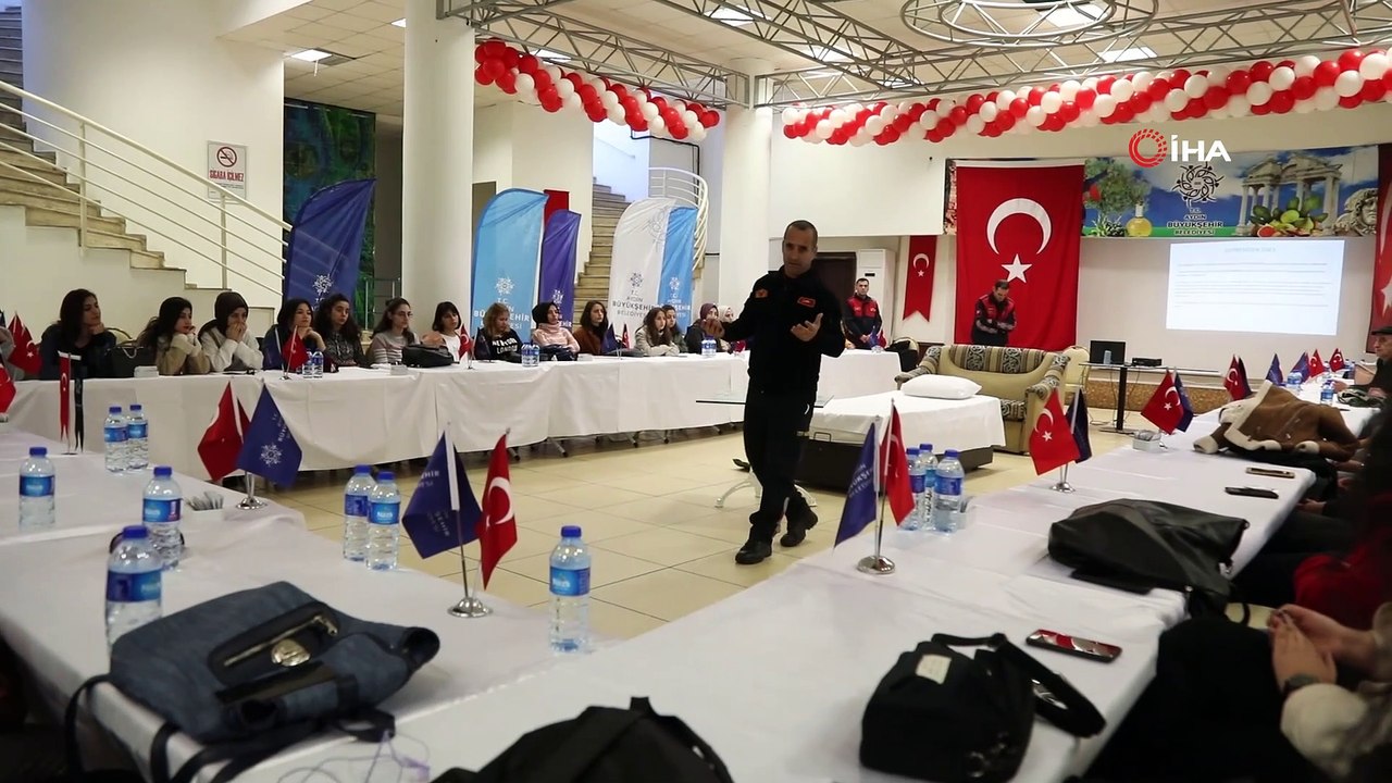 Aydın’da engellilere deprem eğitimi