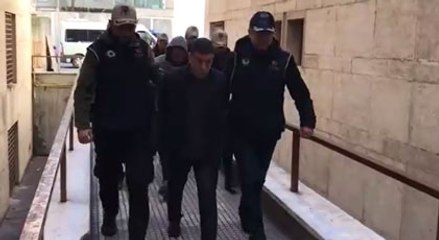 Adliyeye böyle getirildiler