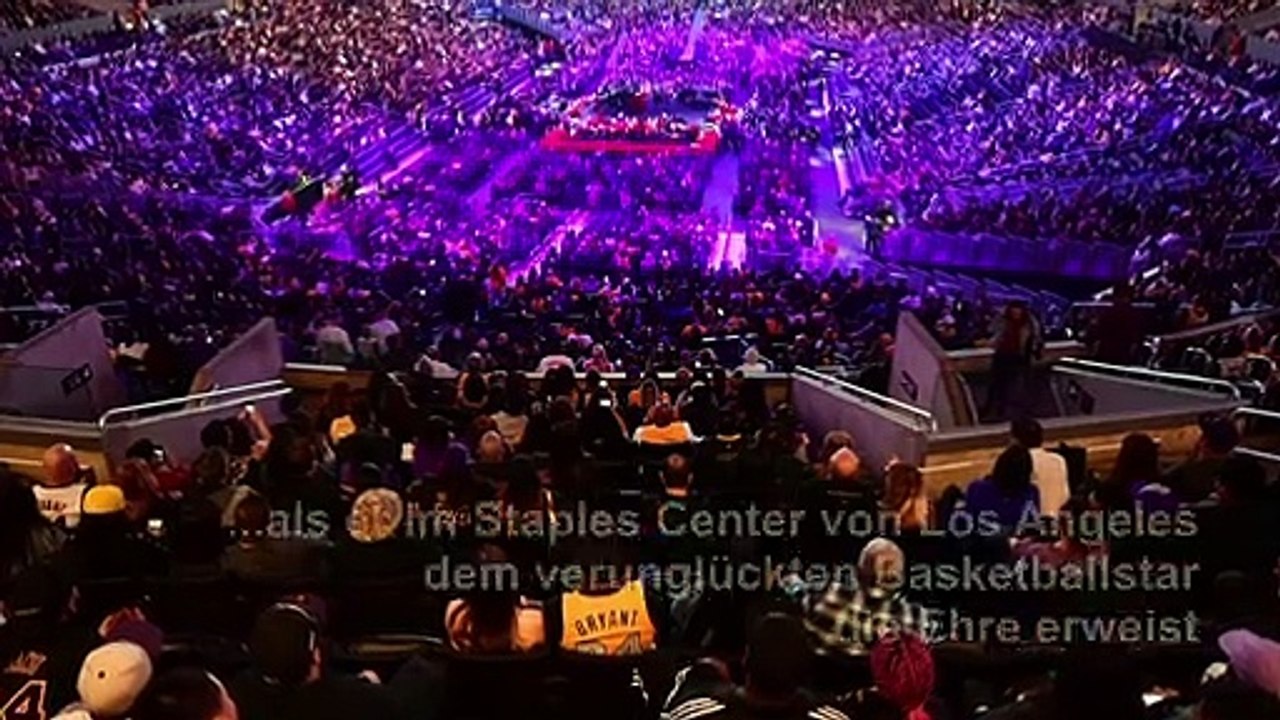 Tränenreicher Abschied von Basketball-Legende Kobe Bryant