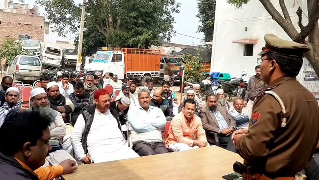 शामली: दिल्ली में हिंसा होने के बाद पुलिस ने शहर में शांति की अपील की