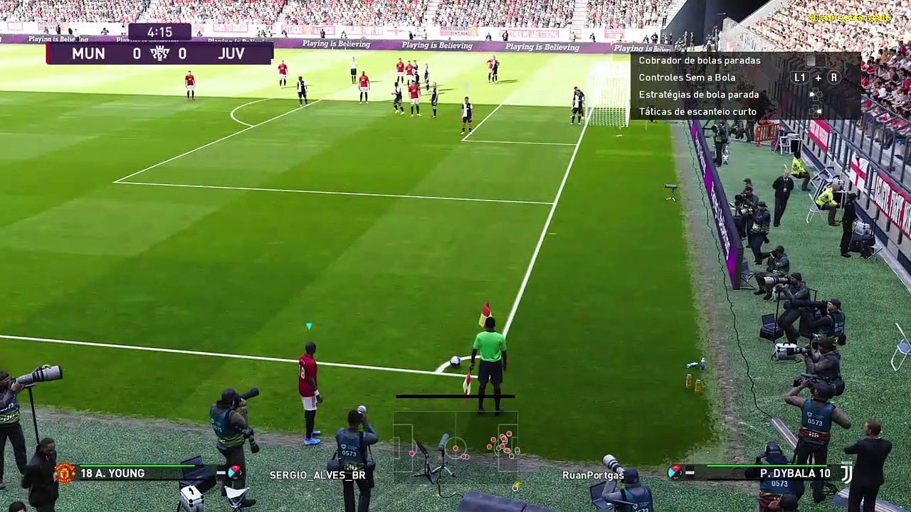 eFootball PES 2020 MANCHESTER UNITED X JUVENTUS GAMEPLAY ONLINE DEMO PS4