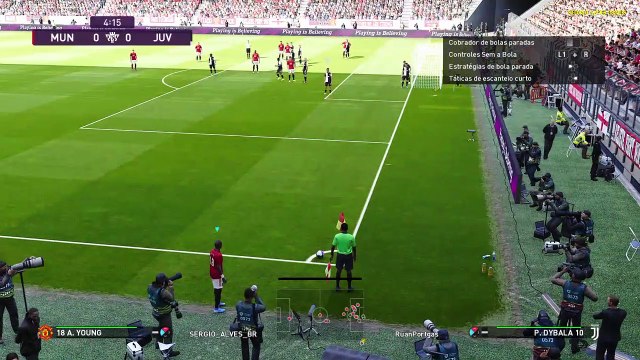 eFootball PES 2020 MANCHESTER UNITED X JUVENTUS GAMEPLAY ONLINE DEMO PS4