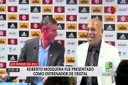 Primeras palabras de Mosquera en Sporting Cristal: 