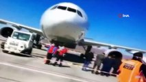 Tahran - İstanbul seferini yapan yolcu uçağı, 'Korona virüs' şüphesiyle Ankara Esenboğa Havaalanı'na acil iniş yaptı.
