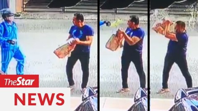 Policeman suffers burns in acid attack