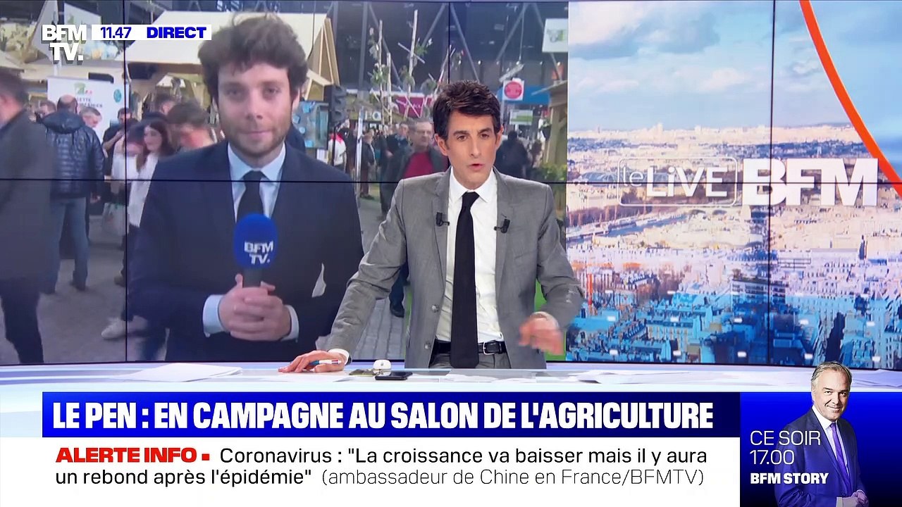 Virus: Le Pen veut des "contrôles" frontaliers - 25/02