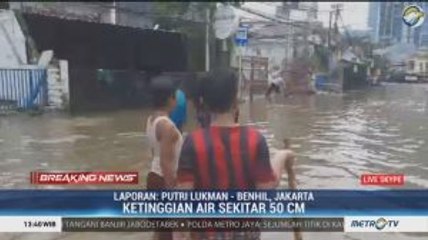 Banjir di Benhil Mulai Surut