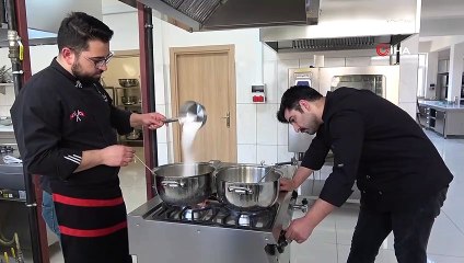 Patatesten lokum ve cezerye yaptılar