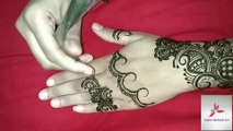 Arabic mehndi henna design / easy simple new stylish mehndi design / saifee mehndi art
