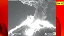EXPLOSIÓN DEL VOLCÁN  POPOCATÉPETL A LAS 00:16 H.  DEL 25 DE FEBRERO 2020
