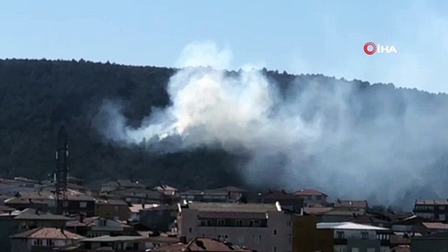 Aydos Ormanı'nda yangın çıktı. Olay yerine itfaiye ekipleri sevk edildi.