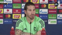 Rueda de prensa de Sergio Ramos antes del partido contra el Manchester City