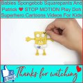 Babies Spongebob Squarepants And Patrick ❤ STOP MOTION Play Doh Superhero Cartoons Videos For Kids