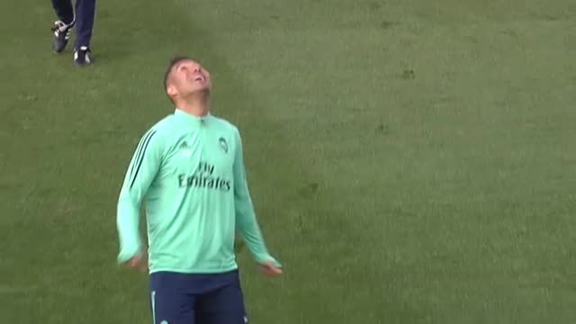 Caras alegres en el Real Madrid antes de enfrentarse al Manchester City