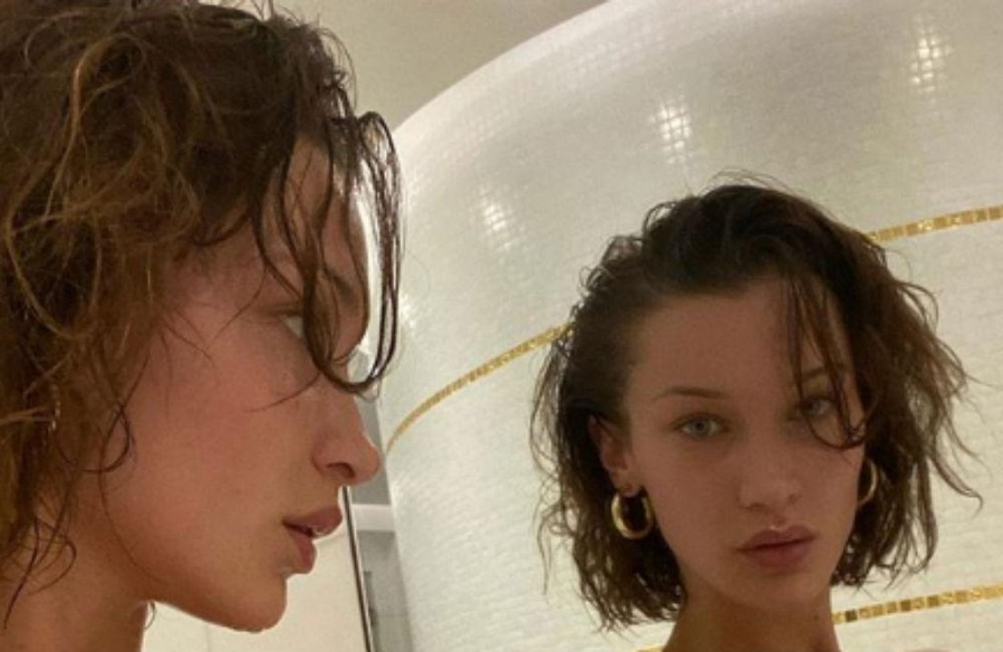 Bella Hadid vai ao Instituto Dior após semana de moda