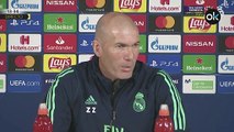 Rueda de prensa de Zidane antes del partido contra el Manchester City
