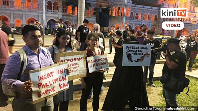 Himpunan 'Demokrasi Mati, Ayuh Turun Ke Jalan' di Dataran Merdeka