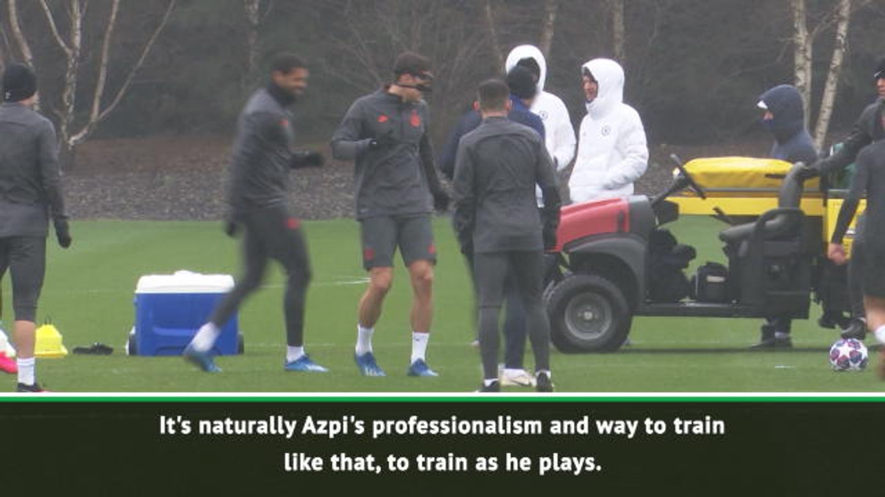Azpi two-footed me in training? We need that attitude with Bayern - Lampard