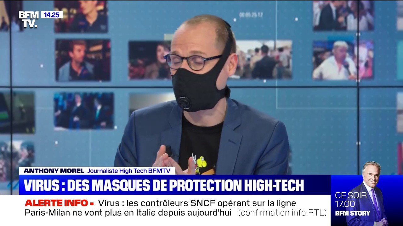Coronavirus : des masques de protection high-tech pour se protéger