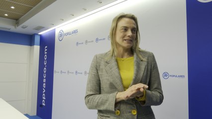 La presidenta del PP en Bizkaia, Raquel González