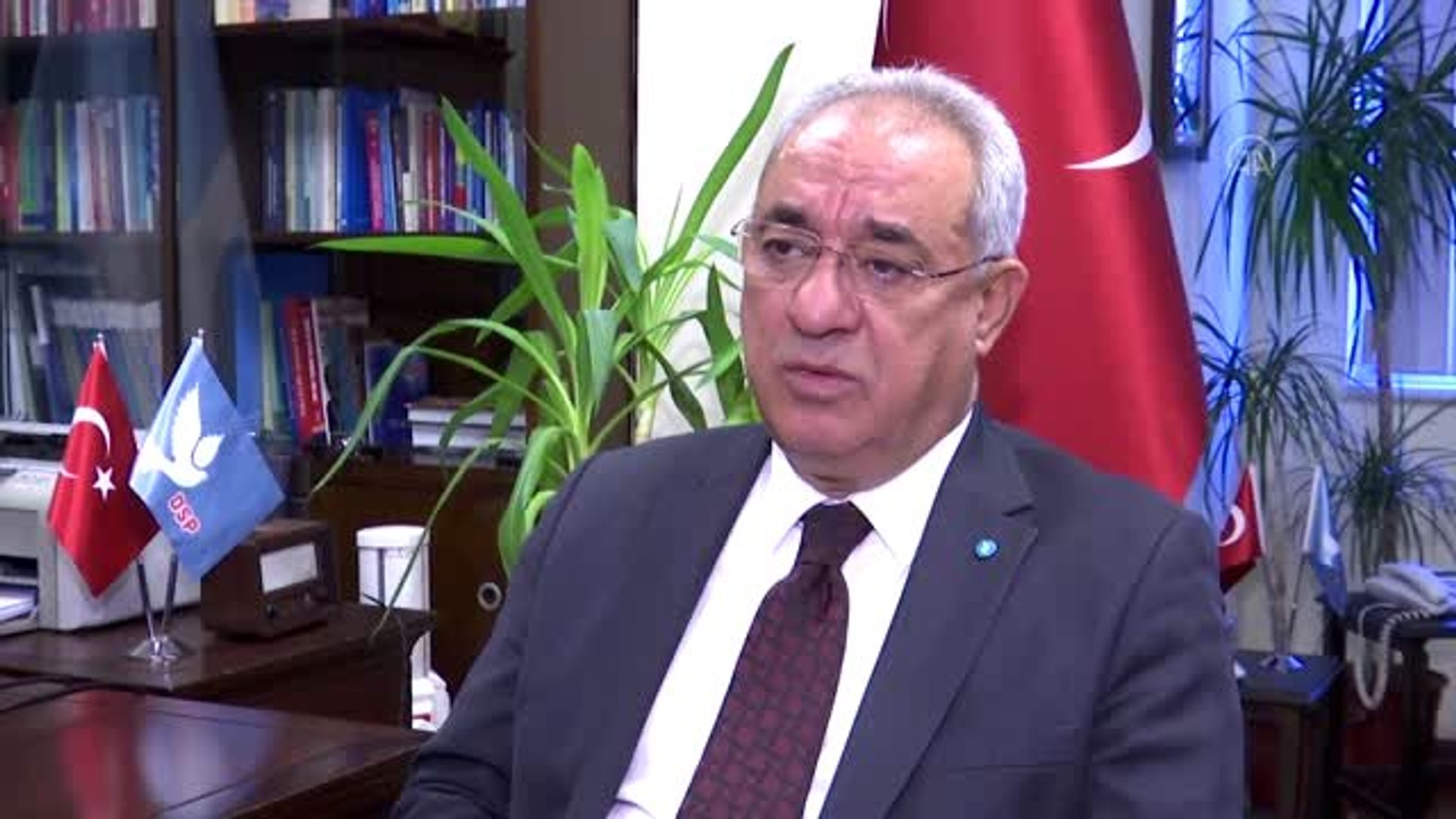 DSP Genel Başkanı Aksakal, Cumhurbaşkanı Erdoğan ile görüşmesini anlattı (2) - Dailymotion Video