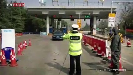 Çin polisinden ilginç koronavirüs tatbikatı