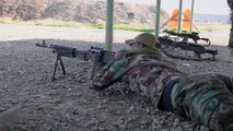 Iraqi Special Forces Learn Various Advanced Machine Gun Techniques