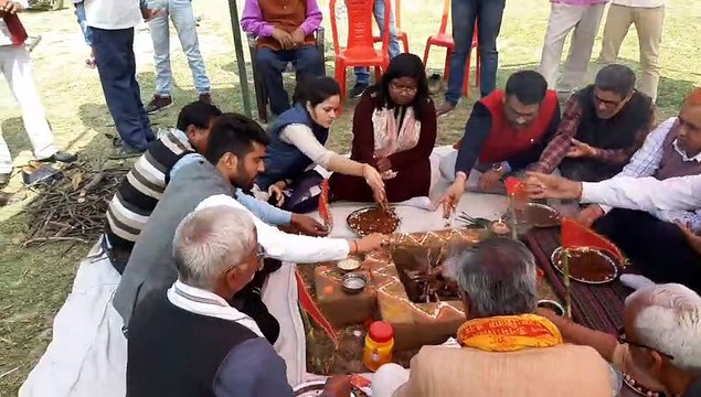 इटावा -सिरहौल में मिनी स्टेडियम निर्माण को हुआ भूमि पूजन