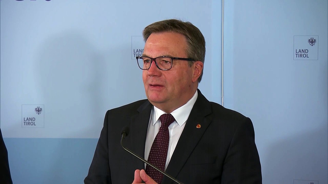 Statement Landeshauptmann Platter: 'Wir sind sehr wachsam'