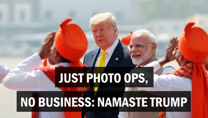 Big photo opportunities,  nice memories, but No trade deal for Trump In India