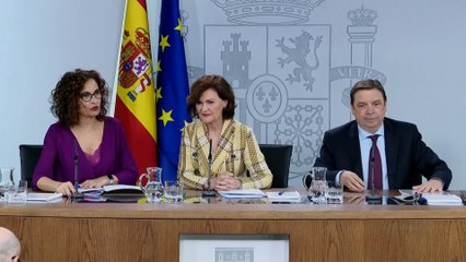 Rueda de prensa posterior al Consejo de Ministros