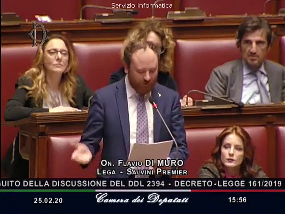 Flavio Di Muro - Garantire zone tax-free e agevolazioni fiscali (25.02.20)