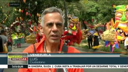 Venezolanos disfrutan con gran júbilo los días de carnaval