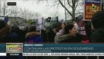 Protestas en Reino Unido por la liberación de Julian Assange