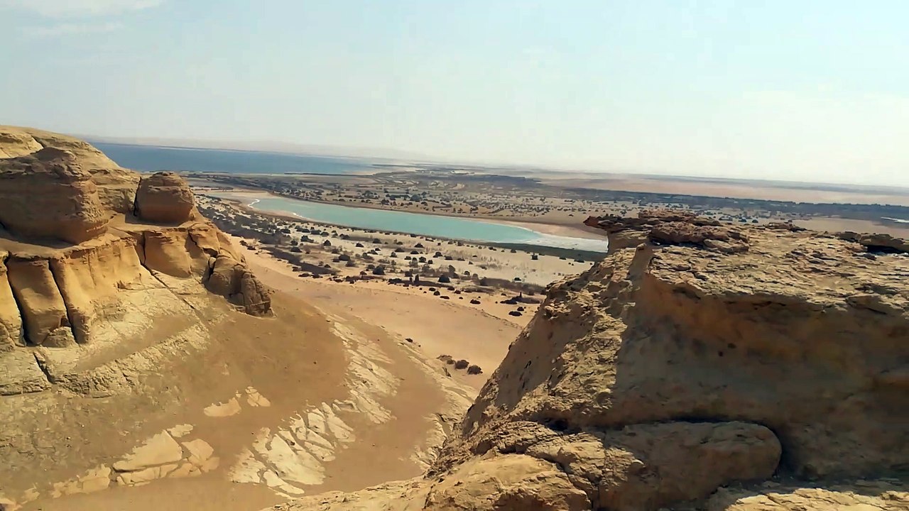 Tourist Adventure In Jabal El Modawara , Wadi El Rayan Desert