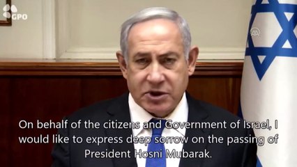 Netanyahu'dan Mübarek için taziye mesajı - KUDÜS