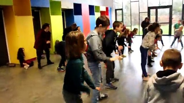 Carnaval à Guéret : les jeunes de l'accueil de loisirs de Jouhet peaufinent leur chorégraphie