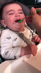 La vidéo de ce bébé en train de manger sa première glace vous fera  certainement rire - Vidéo Dailymotion