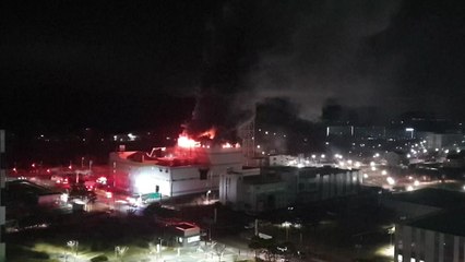 충북 진천 한국건설생활환경시험연구원  불...3명 연기흡입 / YTN