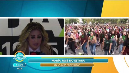 ¡María José aclara si tiene problemas con Kabah porque no estará en su gira! | Venga La Alegría